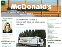 Tablet Screenshot of mcdonalds-environnement.fr
